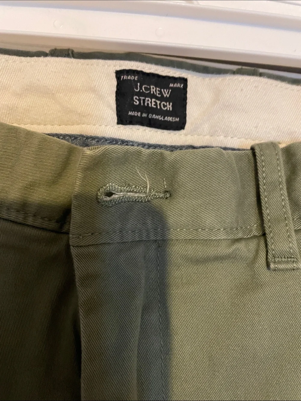 J. Crew Olive Green Men's Chino Pants